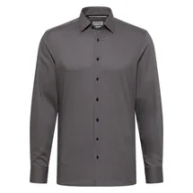 Eterna Langarmhemd Slim Fit grau 40