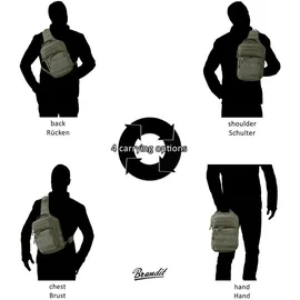 Brandit Textil Us Cooper M 8l Umhängetasche Camel One Size