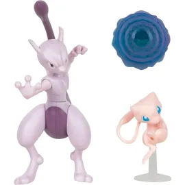 Pokémon Battle Figuren 2er Pack Mew & Mewtu
