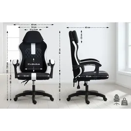 CLP Miltona Stoff Schwarz/Weiß