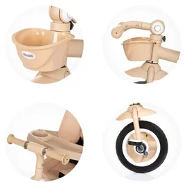 Chipolino Tricycle Marathon 2 in 1 Dreirad, Sitz umkehrbar, Gummiräder, Dach