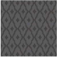 Profhome Ethno Tapete Ornament 0,53 m x 10 m 5,33 m2 Grau/Schwarz 961975-GU