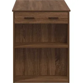 vidaXL Schreibtisch Eiche Braun