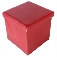 Echtwerk Sitzwürfel "StoreCube" - red