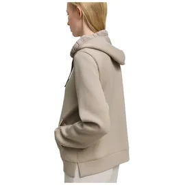 Tom Tailor Damen Hoodie Sweatjacke aus Scuba, grau, Uni, Gr. XXXL