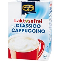 Krüger Cappuccino Classico Laktosefrei mit extra Schaum 150g, 4er Pack