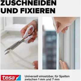 Tesa Silikondichtung 6 m x 0,9 cm