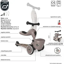 Scoot & Ride Scoot and Ride Highwaykick 1 Lifestyle brown lines