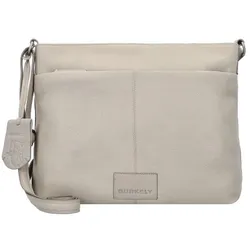 Burkely Soft Skylar Umhängetasche Leder 32 cm generous grey