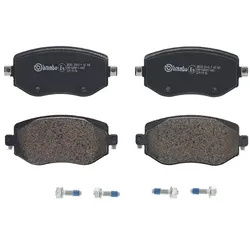 BREMBO Bremsbelagsatz, Scheibenbremse vorne rechts links mit Zubehör für RENAULT 410603407R P 68 068