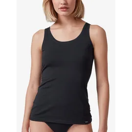 SKINY Cotton Essentials Tanktop Schwarz 42