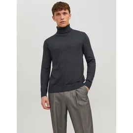 JACK & JONES Rollkragenpullover Dunkelgrau XS