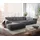 DeLife Ecksofa Cubico 350x190 cm Cord Anthrazit Recamiere links