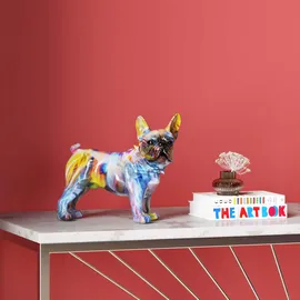 Kare Deko Figur Frenchie Bunt 24cm