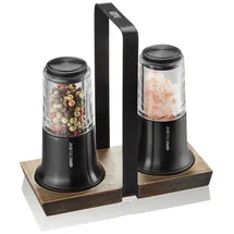 GEFU Salz- und Pfeffermühlen-Set X-PLOSION schwarz