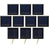 SUNYIMA 10Pcs 2V 130mA Micro SolarPanels Photovoltaik MINI S