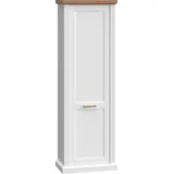 Home Affaire Garderobenschrank »Tara«, hochwertig UV lackiert, Soft-Close-Funktion, weiß matt/Pacific walnut) , 71598411-0 B/H/T: 63 cm x 193 cm x 38 cm,