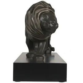 GOEBEL Studio 8 Dekofigur Löwe 43,5 cm Anthrazit