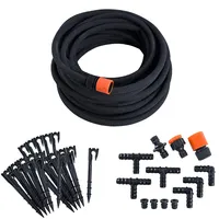 Estexo Perlschlauch Tropfschlauch Gartenschlauch 50 m Schlauch Set Bewässerungsschlauch