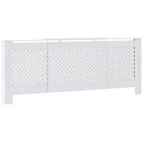 vidaXL Heizkörperverkleidung MDF Weiß 205 cm