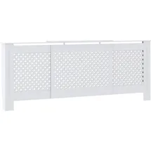 vidaXL Heizkörperverkleidung MDF Weiß 205 cm