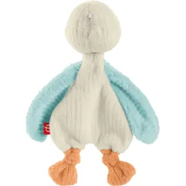 Fisher-Price HRB16 Gans sensorisches Kuscheltier - Blau/Orange/Weiß