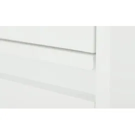 Möbel Kraft Schuhkipper 50 x 105 x 15 cm weiß matt / weiß