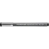 Staedtler pigment liner, Linienbreite 0,05 mm, dokumentenechte Pigmenttinte, lange Metallspitze, lange Lebensdauer, 10 Fineliner im Kartonetui, 308 005-9