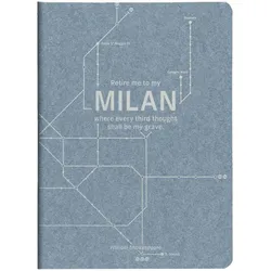 Clairefontaine 5x Jeans métro, Buch für Passwörter A5, mit Fadenbindung, 16 Blatt bedruckt, sortiert - Jeansblau 83538C