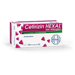 Cetirizin Hexal 100 Filmtabletten bei Allergien