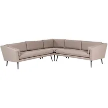 Beliani Gartensofa Beige, Grau, 243x243x70