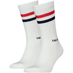 Levis Unisex Sportsocken  Regular Cut Sport Stripe 2er Pack