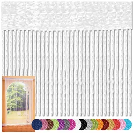 BestLivings Fadenvorhang weiß - 140cm breit