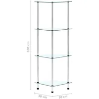 Glasregal Glasboden Wandregal Badablage Badregal Ablage Glasablage Glasplatte DE
