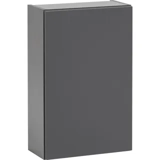 WELLTIME Hängeschrank "Lienz", grau (mattgrau), B:40cm H:64cm T:20cm, MDF, Schränke, Bad-Hängeschrank