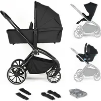 BabyGO 3in1 Kombikinderwagen Harmony black - Schwarz