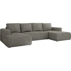 MKS Meble Ecksofa Polyester 5-Sitzer Grau