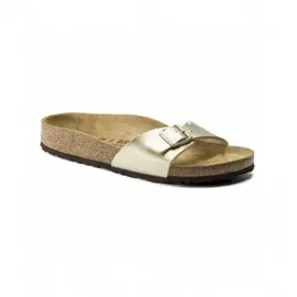 Birkenstock Madrid Birko-Flor schmal gold 42