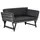 Outsunny Gartensofa 129 x 63 x 67 cm Grau