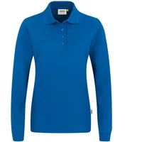 Hakro Damen Longsleeve-Poloshirt Mikralinar® royalblau, XS