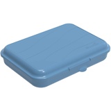 Rotho Brotdose Funbox 0,75 l, 19,5 x 14.5 x 4 cm, horizon blue - Rot
