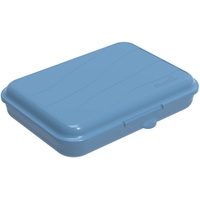 Rotho Brotdose Funbox 0,75 l, 19,5 x 14.5 x 4 cm, horizon blue - Rot
