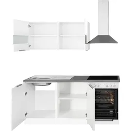 kochstation Küchenzeile KS-Luhe 180 cm weiß