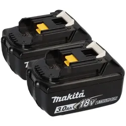 2x Makita Akku Original BL1830 18V 3000mAh LiIon