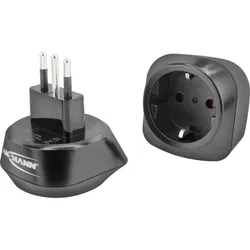 Ansmann 1250-0035 Reiseadapter EU to IT