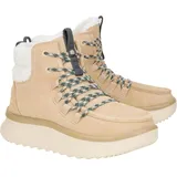 HEYDUDE Hey Dude Wendy Peak Apres Damen-Stiefelette aus Veloursleder, Sand, Beige, 40 EU - 40 EU