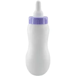 Spaß Babyflasche in Weiß-Lila - OS