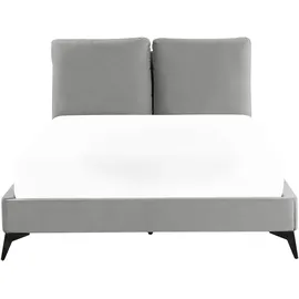 Beliani Melle 140 x 200 cm Grau