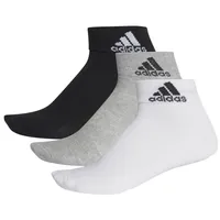 Adidas Cushioned Ankle 3er Pack medium grey heather/white/black 40-42