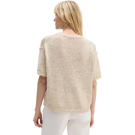 Marc O'Polo Kurzarm Pullover Loose Beige S